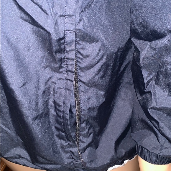 Nike Mens Navy Athletic Windbreaker Jacket SZ.L - Picture 4 of 4
